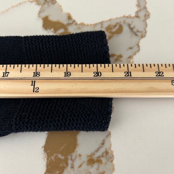 J. McLaughlin Cardigan SZM Open Front Navy Blue Sweater Womens - Picture 9 of 10